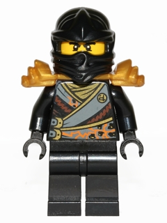 LEGO Minifigure-Cole - Rebooted with Armor-Ninjago-NJO139-Creative Brick Builders